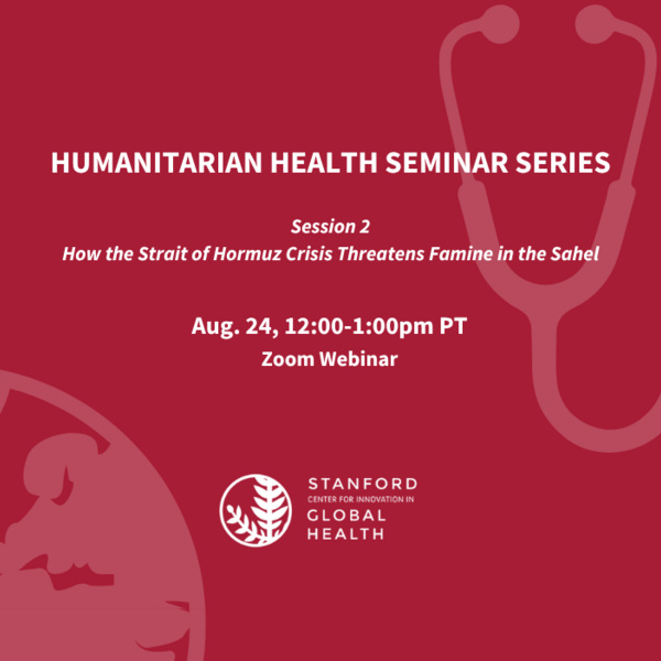 Humanitarian Health Seminar Series