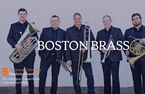 The quintet holding their instruments.