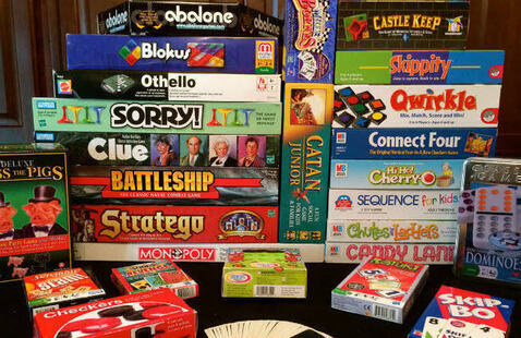 Various board games