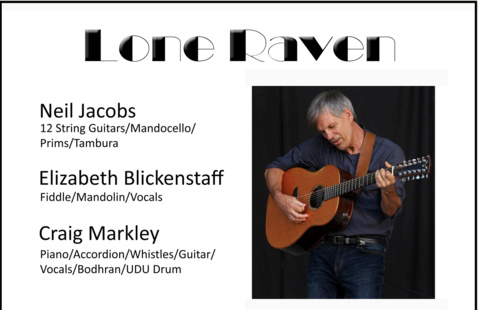 Lone Raven instrumentalists.