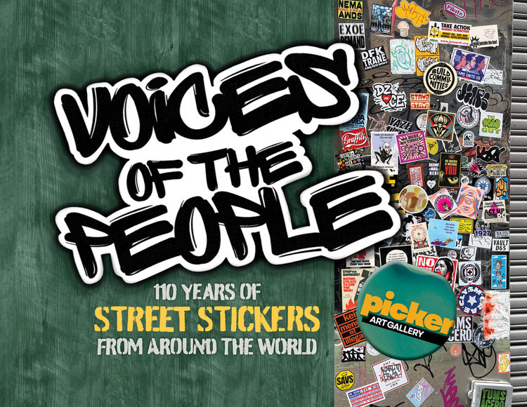 Graphic for Voices of the People exhibition
