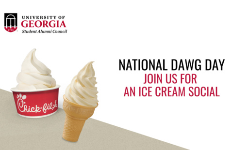 National Dawg Day Ice Cream Social graphic