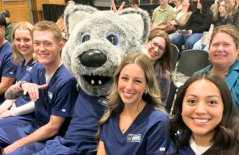 Nursing Students with Alphie