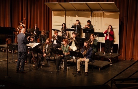 Jazz Lab Band I on Kobacker stage