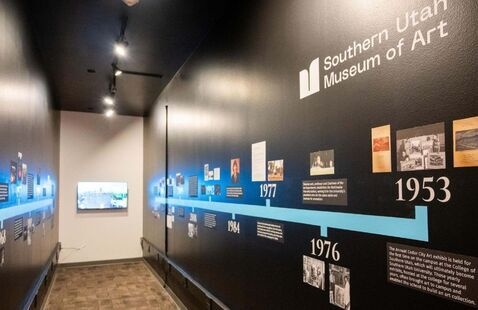 Photo of the Artistic Visions Exhibition at SUMA.