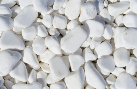 Photo of white rocks.