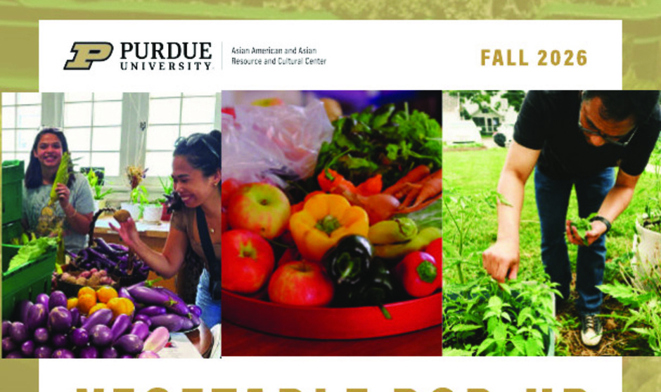 event flyer (text same as description), featuring photos of students harvesting vegetables