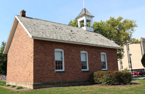 the red school house on BGSU campus
