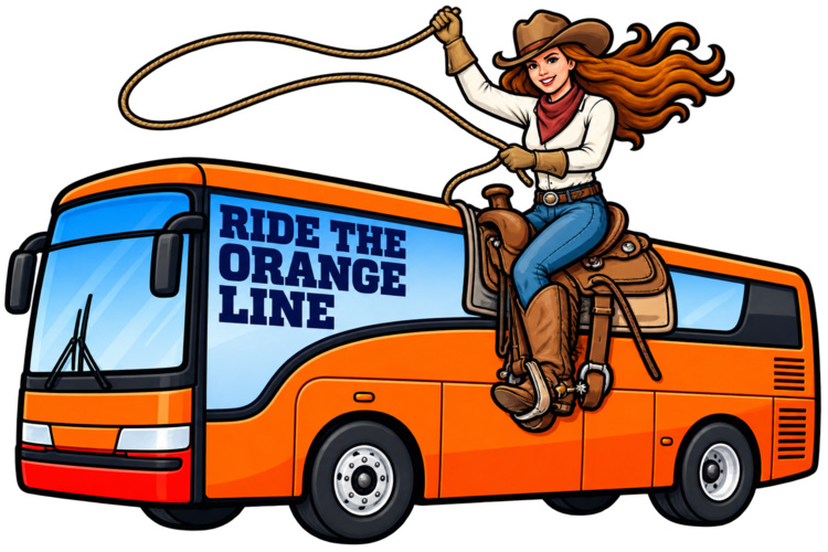 Saddle Up! Ride the Orange Line