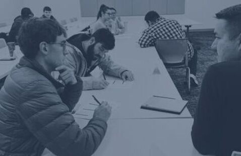Students participating in workforce readiness bootcamp