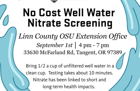 Text about well water screening