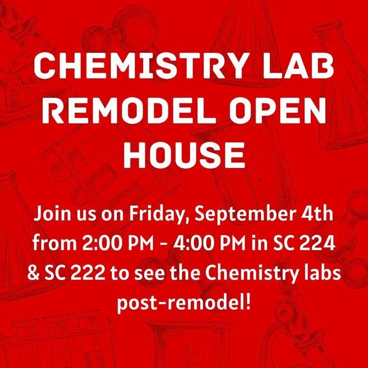 Chemistry Lab Remodel Open House