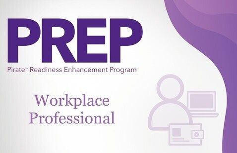 Text reads: Workplace Professional PREP Program 