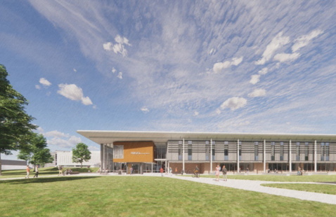 the new enginnering building 