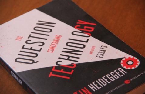 A photo of Heidegger's "The Question Concerning Technology".