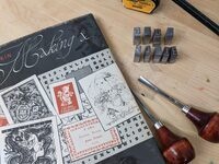 book on bookplate making and bookplate tools