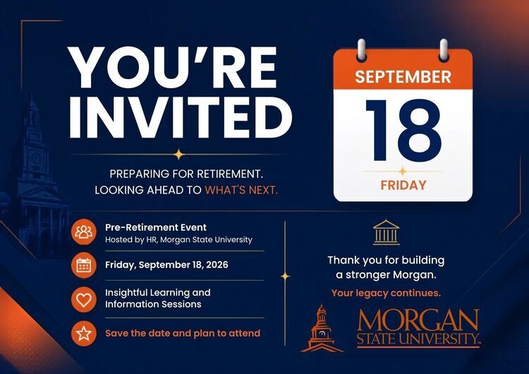 Sep 18, 2026: Pre-Retirement Planning Seminar at Clarence M. Mitchell, Jr. Engineering Building thumbnail image