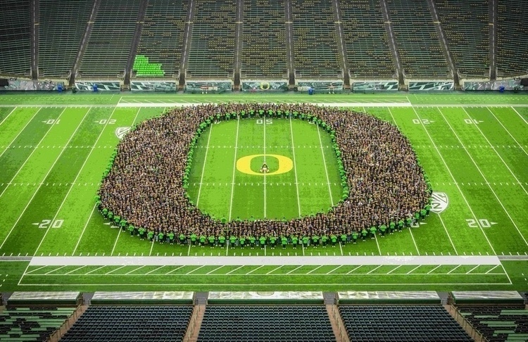 Walk to Autzen and Incoming Class Photo for Parents and Families — event poster