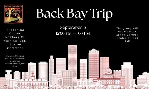 Welcome Month - Back Bay Trip at Back Bay