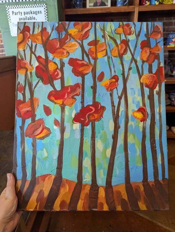 "I Hear Autumn" Canvas Class
