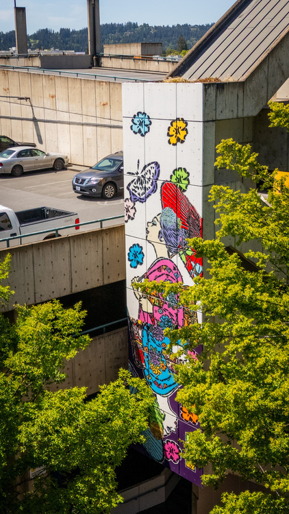 Building Community: Exploring Eugene’s Murals — event poster