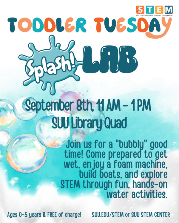 Toddler Tuesday: Splash Lab