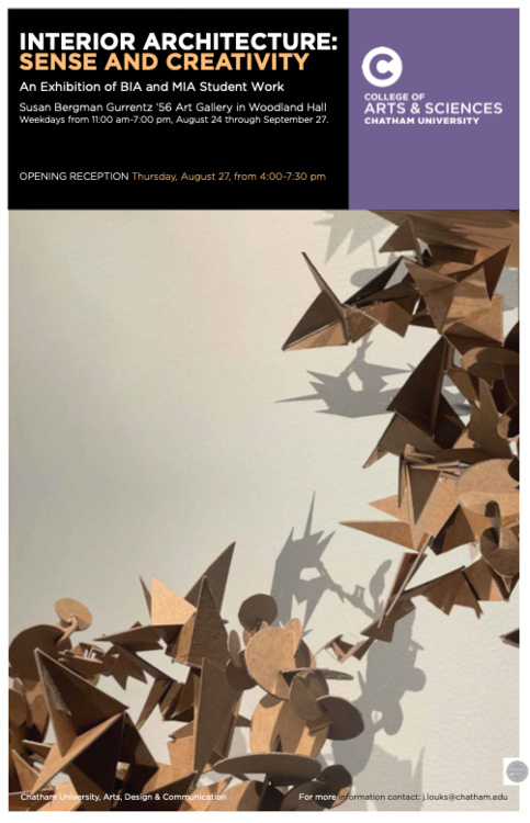 Gallery Exhibition: Chatham Interrupted (Interior Architecture Exhibition)
