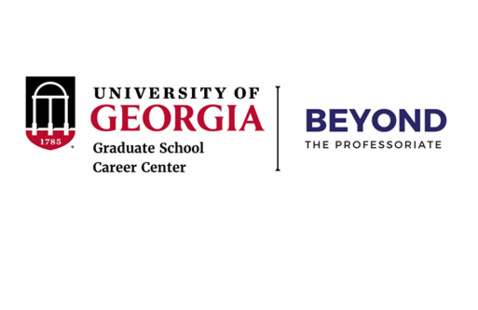 Graduate School, Career Center and Beyond the Professoriate logos