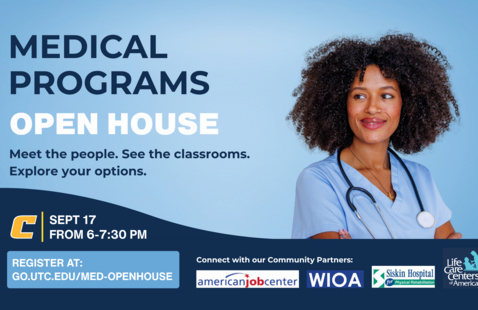 UTC Medical Programs Open House event header image