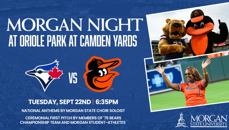 Sep 22, 2026: MORGAN NIGHT AT ORIOLE PARK AT CAMDEN YARDS at Oriole Park at Camden Yards 333 West Camden Street, Baltimore, MD 21201, US thumbnail image