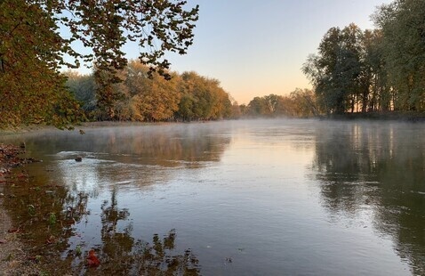 Tippecanoe river, prophetstown SP, DNR photo