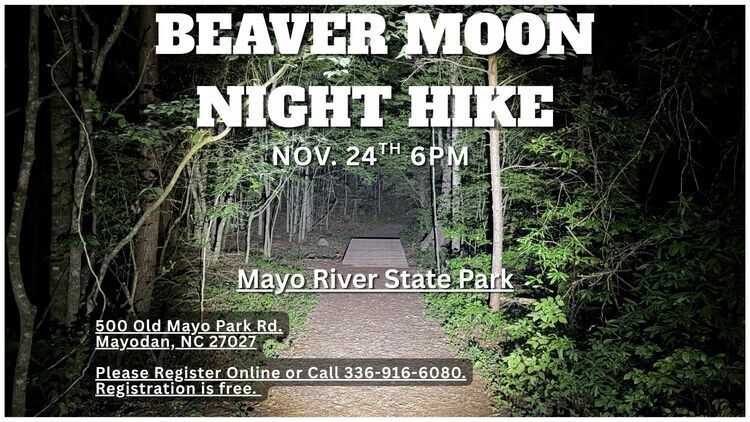 Beaver Moon Hike Graphic