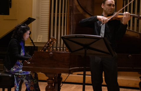 Nicholas DiEguenio, violin. Mimi Solomon, piano