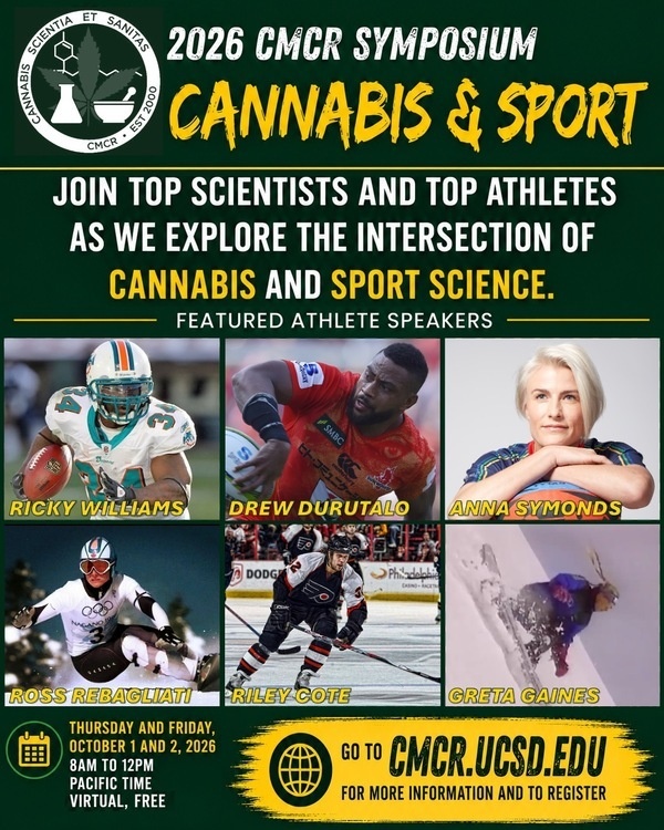 2026 CMCR Symposium: Cannabis & Sport