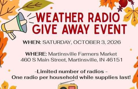 Weather Radio Give Away Event