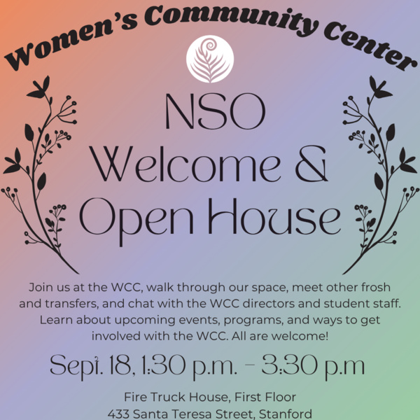 WCC x NSO Welcome and Open House 2026