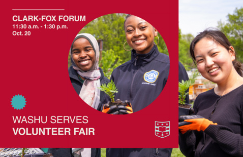 Image of WashU Serves Volunteer Fair