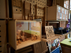 Display in the Fimbel Lab with examples of student work.
