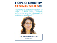 Event image for Chemistry and Biochemistry Seminar Series: Dr. Marina Tanasova, Michigan Tech