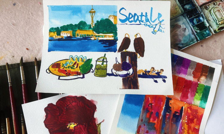 October Fun Play Basic Watercolor Class — 1001 S DUCK STREET, STILLWATER, OK 74074