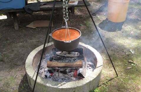 Image of Historical Campfire Cooking Demonstration