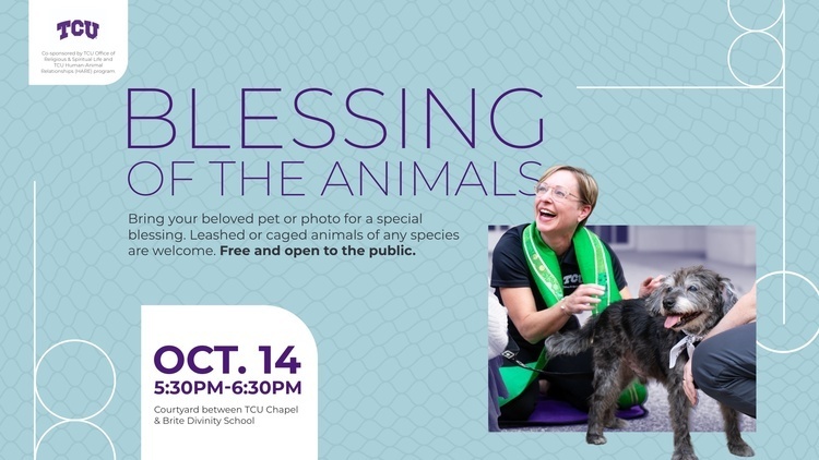 TCU Blessing of the Animals