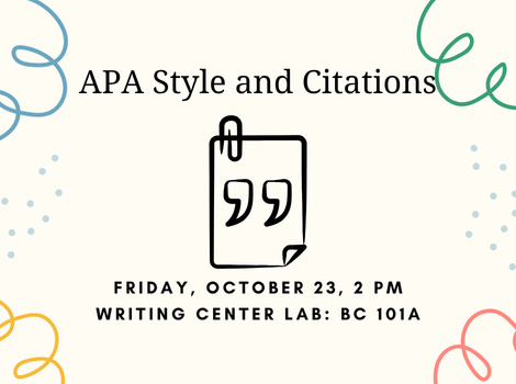 APA Citation workshop