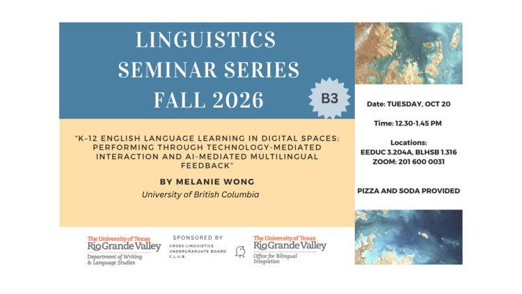 Melanie Wong at the Linguistic Seminar