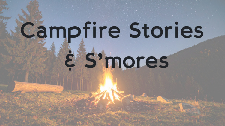 Campfire Stories and Smore's Graphic