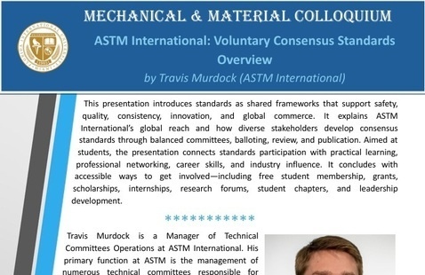 Image of Mechanical and Materials Engineering Colloquium
