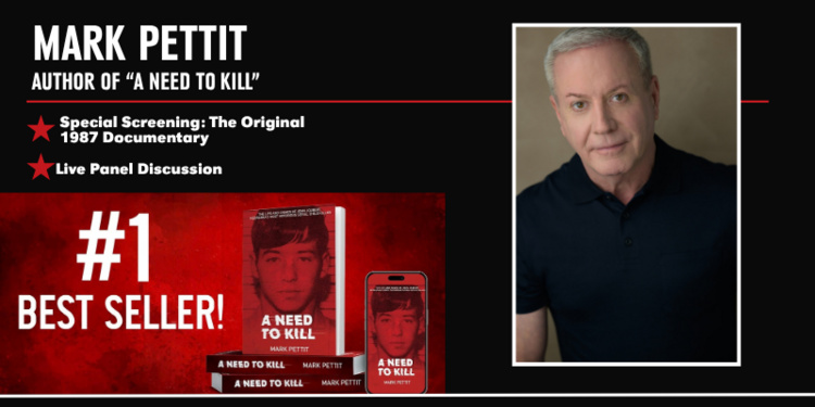 Mark Pettit Author of "A Need to Kill" Special Event