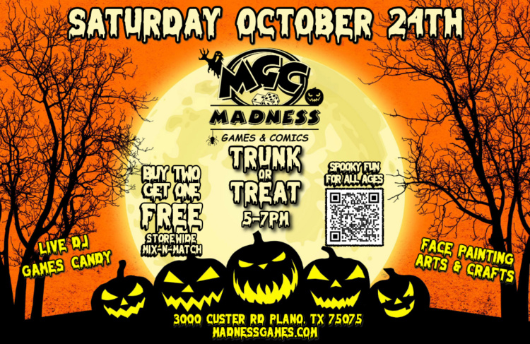 Trunk or Treat @ Madness Games and Comics