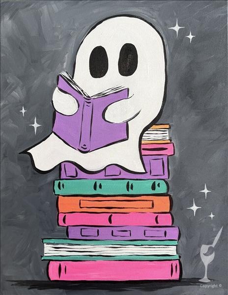 Spooky BOO-k Swap! Book Club Paint Night!