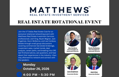 Matthew Real Estate Investment Services Rotational Event